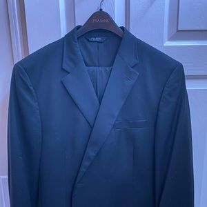 Black Suit. Size 50 Short, waist 48